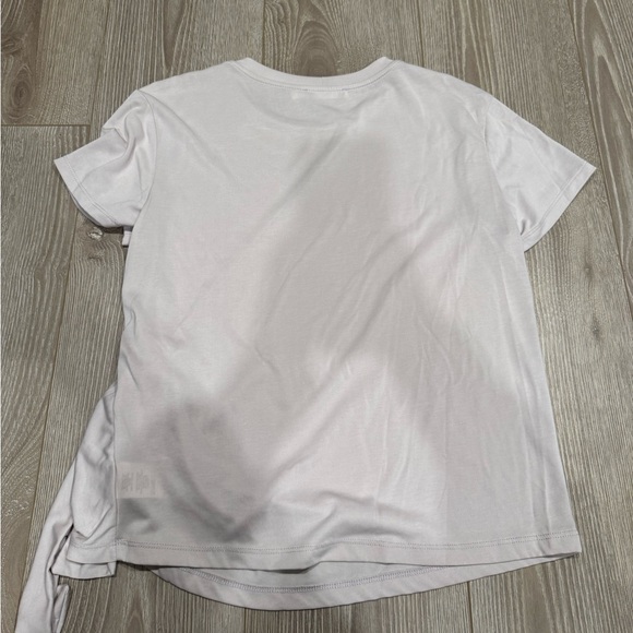 Anthropologie Lush Dusty Lavender Soft Knotted Tee - Picture 5 of 5